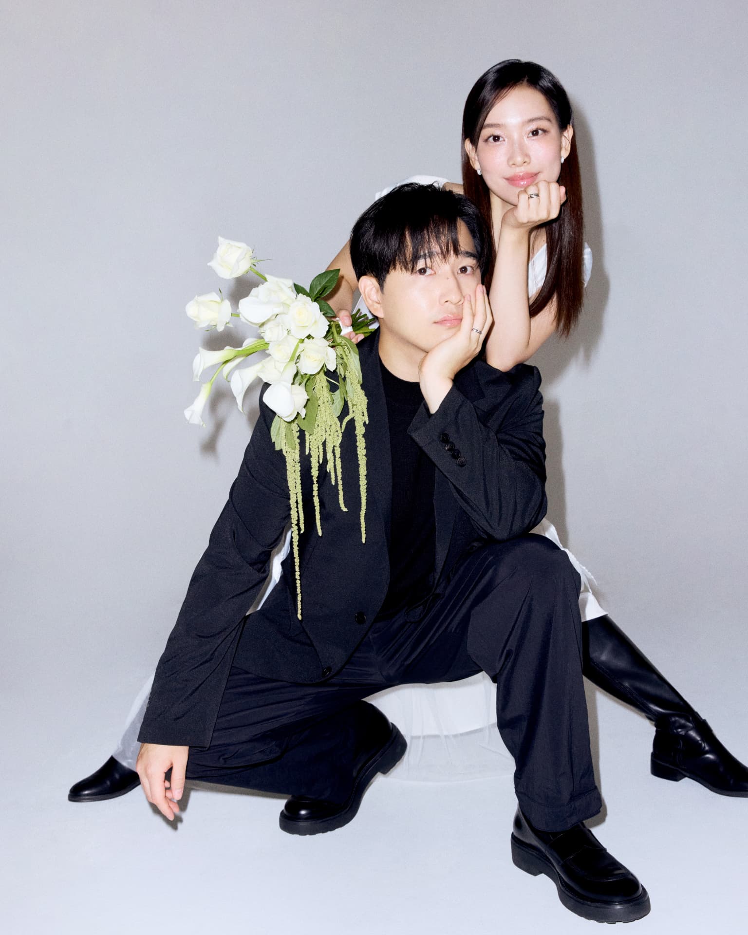 신랑 신부의 웨딩 사진 11